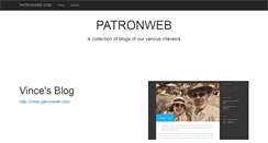 Desktop Screenshot of patronweb.com