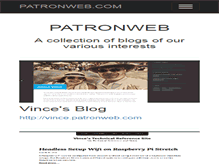 Tablet Screenshot of patronweb.com